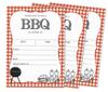 Inkdotpot Pack Of 30 Baby Shower Invites, BBQ Party Invitations, Fill In Blank Invitations With Envelopes 5 X 7 Inches