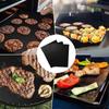 Outdoor Camping Picnic Non-stick BBQ Grill Mat Reusable Barbecue Baking Pad Oven Tool Cooking Accessories BBQ Grill Sheet Pad
