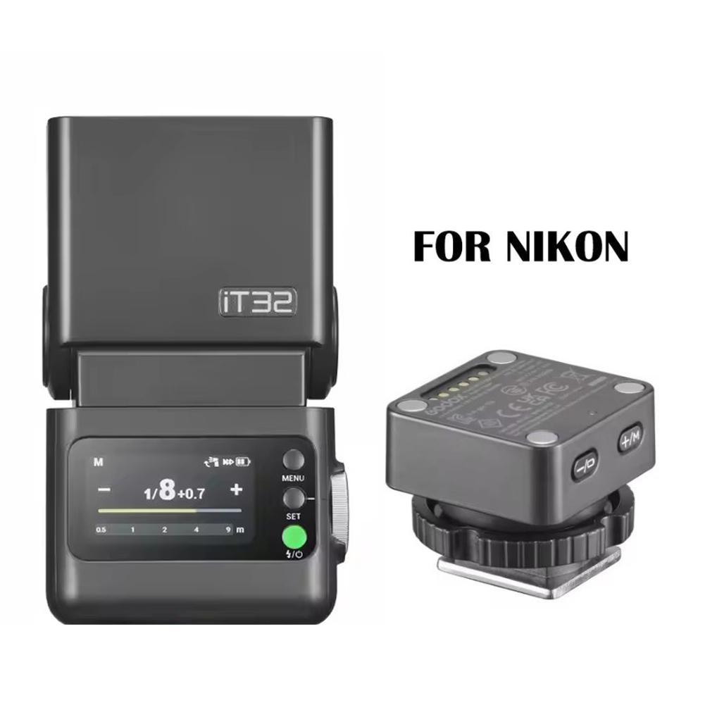 For Shenniu iT32 Magnetic Modular Flash Set with X5 TTL Wireless Flash Trigger Touchscreen Control Accessories