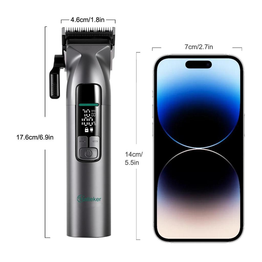 Hatteker Professional Hair Clipper with Digital Display HT-819