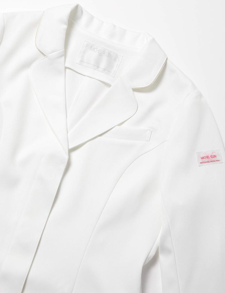 Медицинский халат Медицинский халат и запах MK0012 Белый L [Michelle Cran] Женский [Антистатический/Эластичный/Устойчивый к бактериям] C-1