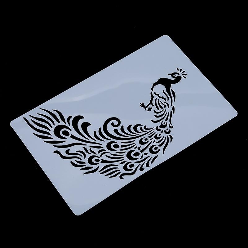 DIY ремесло многослойные трафареты шаблон для рисования стен трафарет для рисования