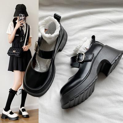 2024 Женские туфли на каблуках Мэри Джейн на платформе Лолита Туфли на каблуках Женские винтажные туфли на высоком каблуке в японском стиле для девочек