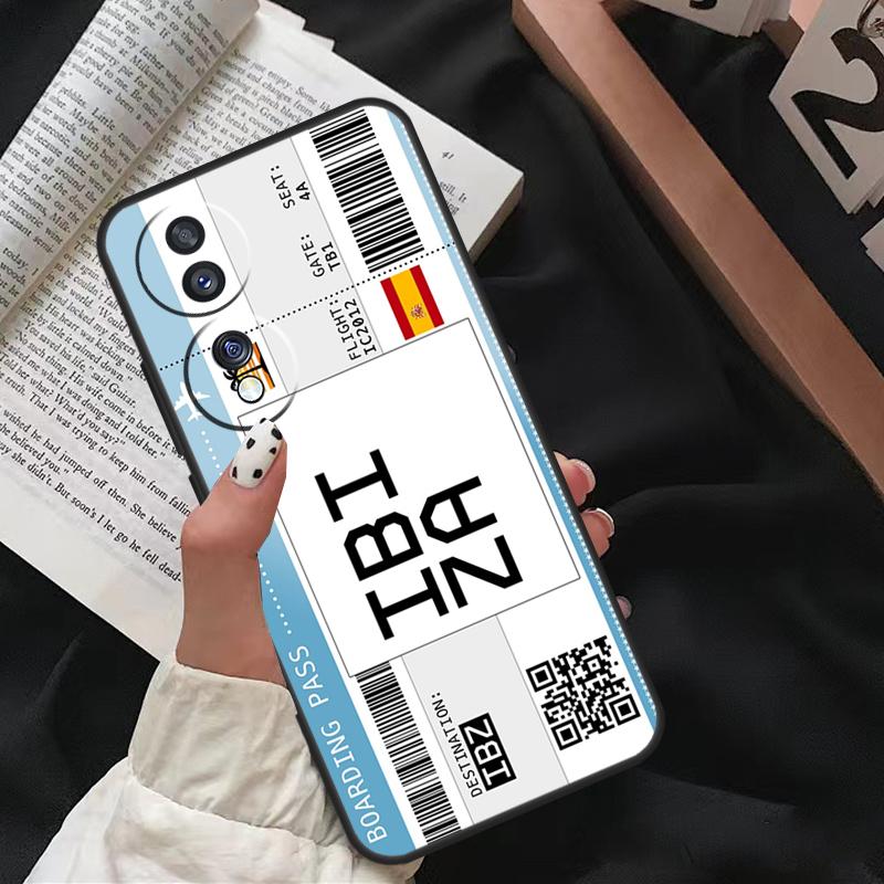 Билет-посадочный талон Чехол для Honor Magic 8 6 7 Pro Для Honor X9d X9c X9b X9a X8c X8b 200 400 50 70 90 Lite Win RT