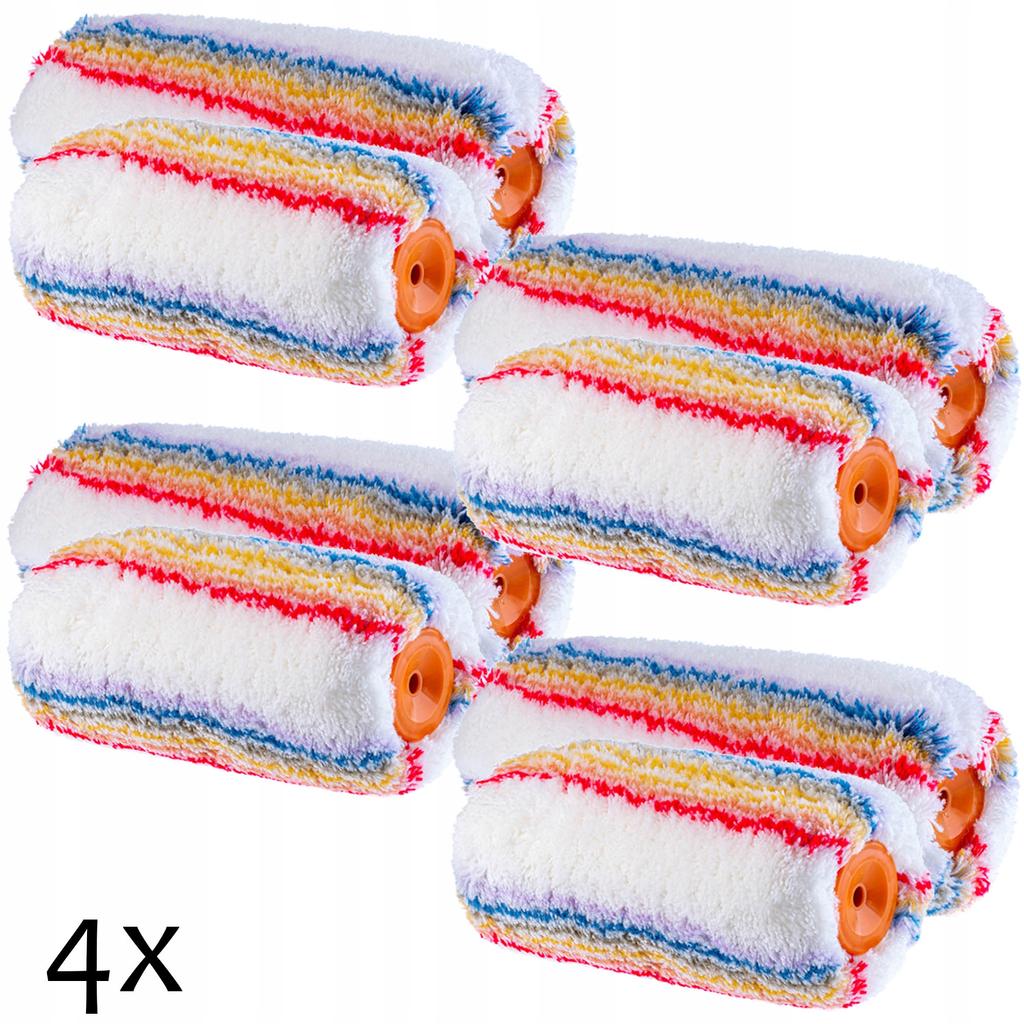 KADAX Wałek malarski Zapas multikolor 20 i 25 cm 4szt