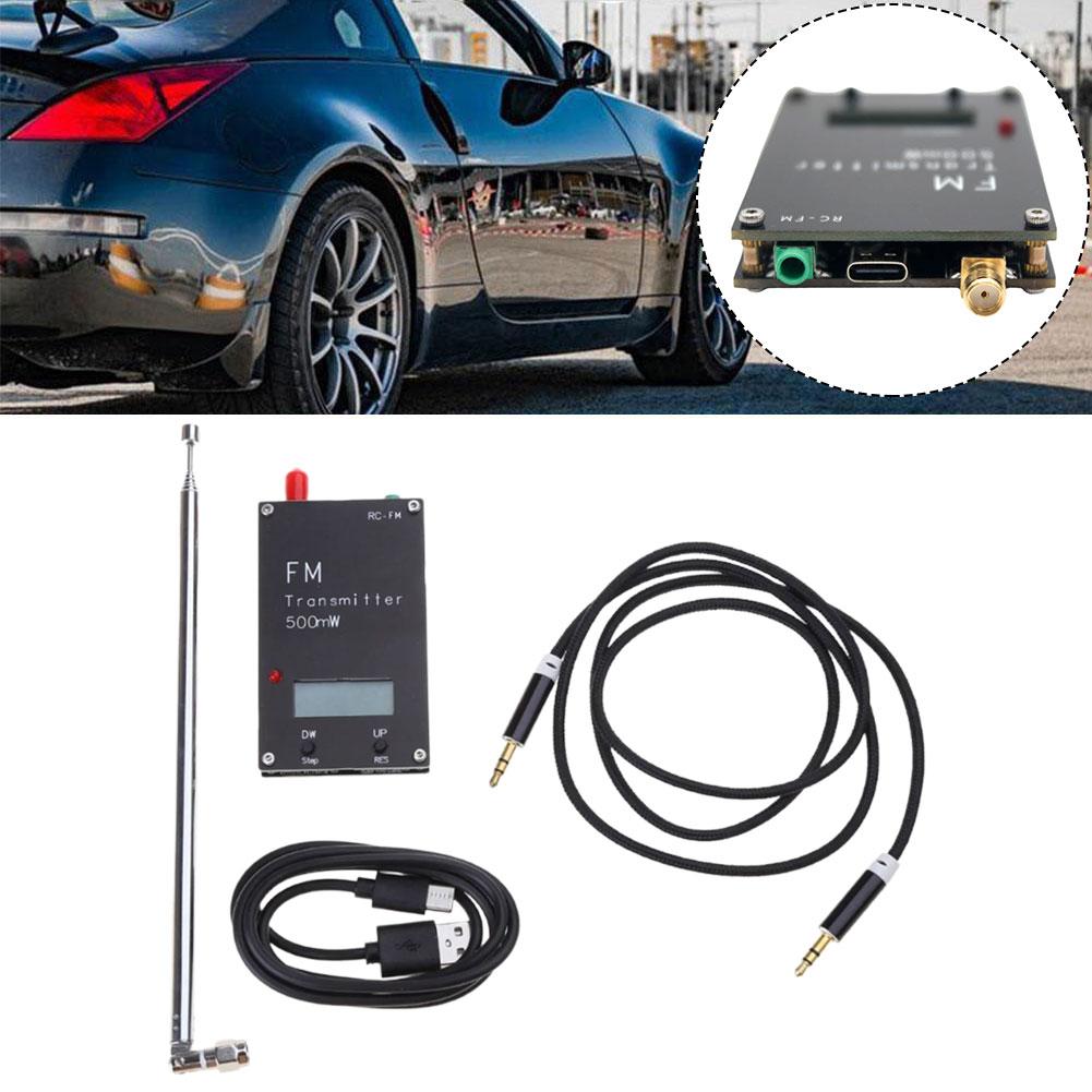 2000M FM-передатчик 500 мВт стерео USB Type C порт светодиодный цифровой дисплей для DSP радиовещания кампусная радиостанция F2G1