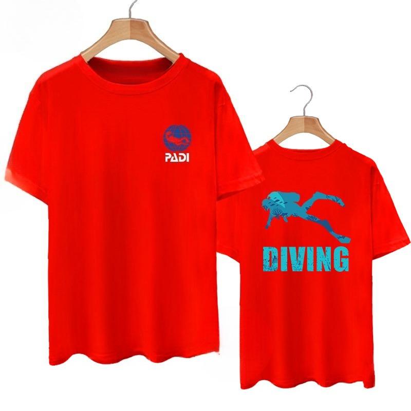 CMAS World Underwater Association PADI Diving Instructor Association Tshirt Unisexs Clothing and Womens 2026 Summer New T Shirt