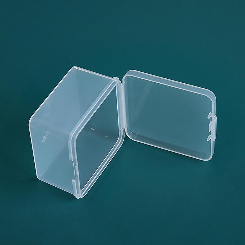 Transparent Storage Box Square Small Items Case Packing Boxes Jewelry Beads Container Sundries Organizer Fishing Tools
