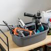 Cleaning Caddy with Handle - Portable Plastic Tote Organizer for Shower/Bathroom/Kitchen Supplies
