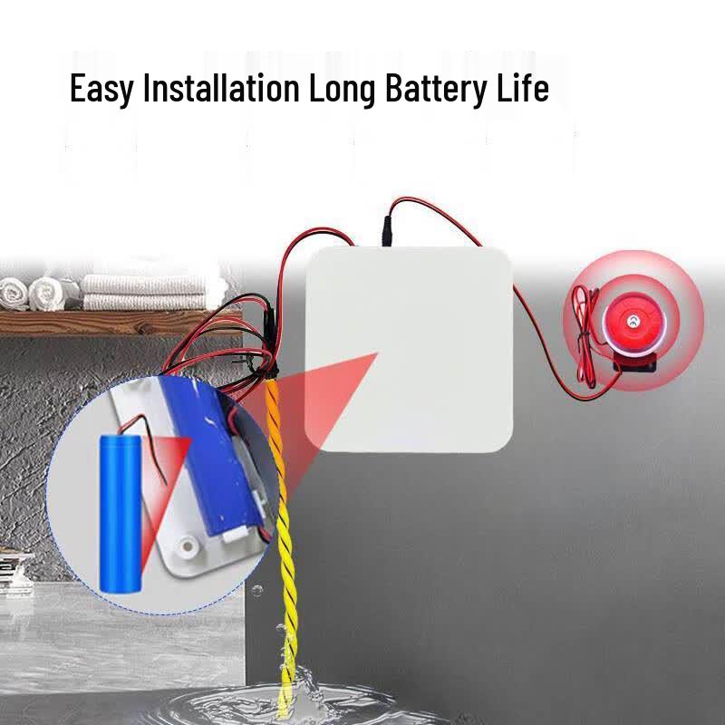 4G Water Leak Detector with Rope Sensor