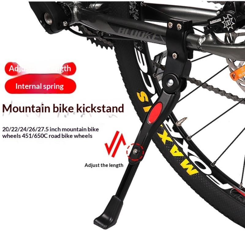 Adjustable Bicycle Kickstand Parking Rack Bicycle Side Support Kickstand For 22 24 26 Inch Mountain Bike 1Pc
