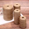 Natural Hemp Linen Cord Twisted Burlap Jute Twine Rope String Diy Craft Decor