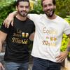 Парень Команда Евг Будущий жених Друг жениха Футболка оверсайз С пивной графикой Топы Французский Холостяцкая вечеринка Прощание Холостяцкая вечеринка Свадебные топы