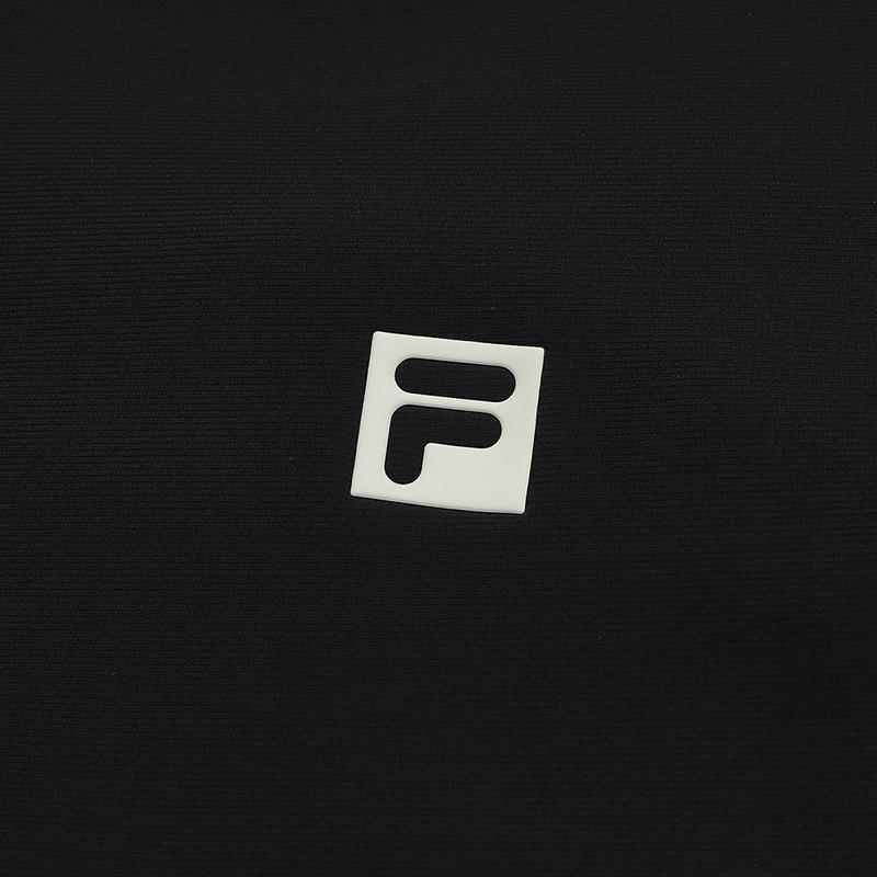 Fila Флисовая версия Простая Теплая Фитнес Спорт Повседневная Универсальная Удобная Вязаная Куртка Мужская Куртка Насыщенно-Черный A11M611509FBK