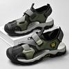FashionVintage Style Casual Mens Sandals Hot Sale Summer Shoes New Fashion Man Outdoor Beach Footwear Breathable Quick Dry Wading Shoes