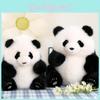 Adorable Authentic Plush Panda Toy Soft Stuffed Animal Gift For Girlfriend 35cm 45cm Options Available