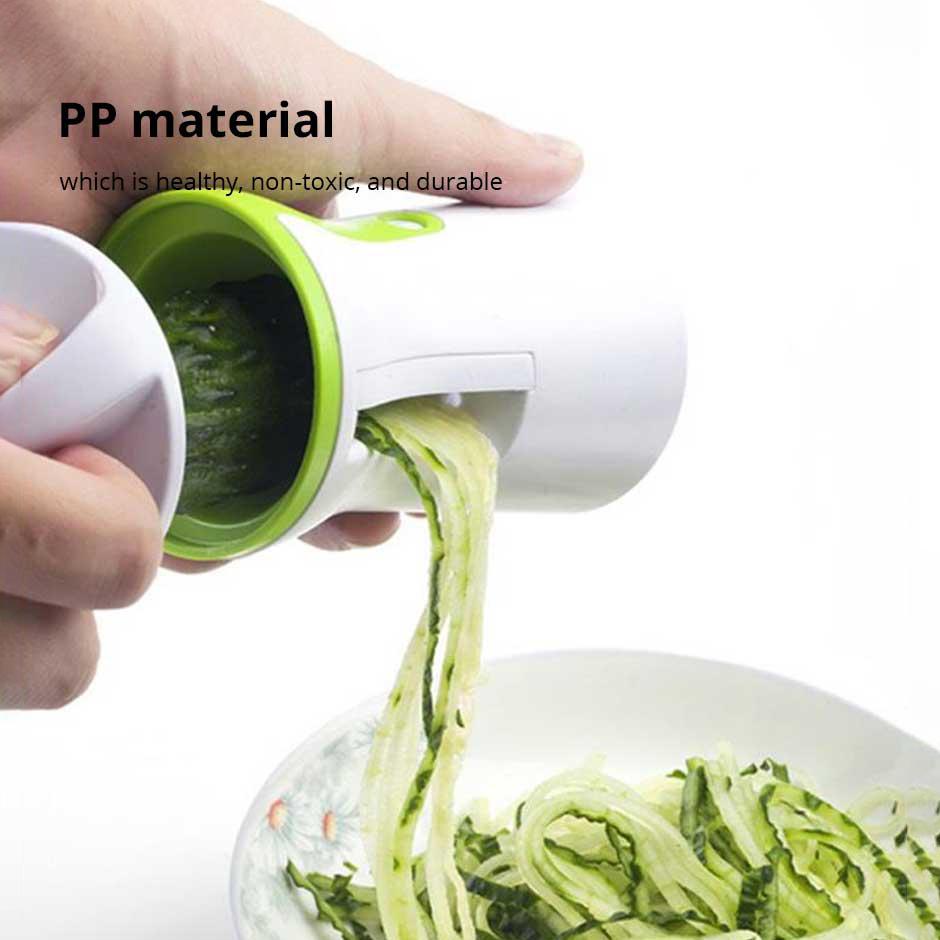 1 шт., сверхмощная спиральная нарезка для овощей, спиральная нарезка для овощей, резак для цуккини, пасты, лапши, спагетти, многофункциональное использование