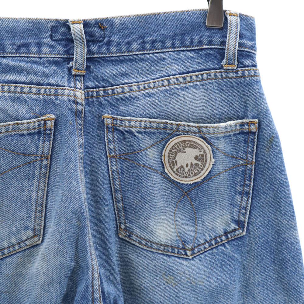 HUNTING WORLD 90-е Сделано в Италии Старые джинсы W30 Синие джинсы Мужские Б/У