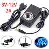 3V-12V 2A Power Supply Adjustable AC 100V-240V To DC 12V Power Adapter Universal For CCTV Camera LED Strip Light Router