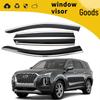 Compatible Rain Deflector for 20 Hyundai Palisade Models: Window Shield & Eyebrow Decoration