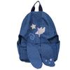 Schoolbag wholesale new Mori ins Japanese solid color canvas casual small backpack retro niche simple student class