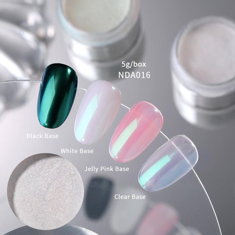 Nicolediary Цветная перламутровая пудра, слюдяная пудра для нейл-арта Symphony Mermaid Ji Polarized Fine Glitter