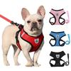 Dog Harness and Leash Set Pet Accessories Large Collar Pomeranian Bulldog French Small Goods Chihuahua Pet Products