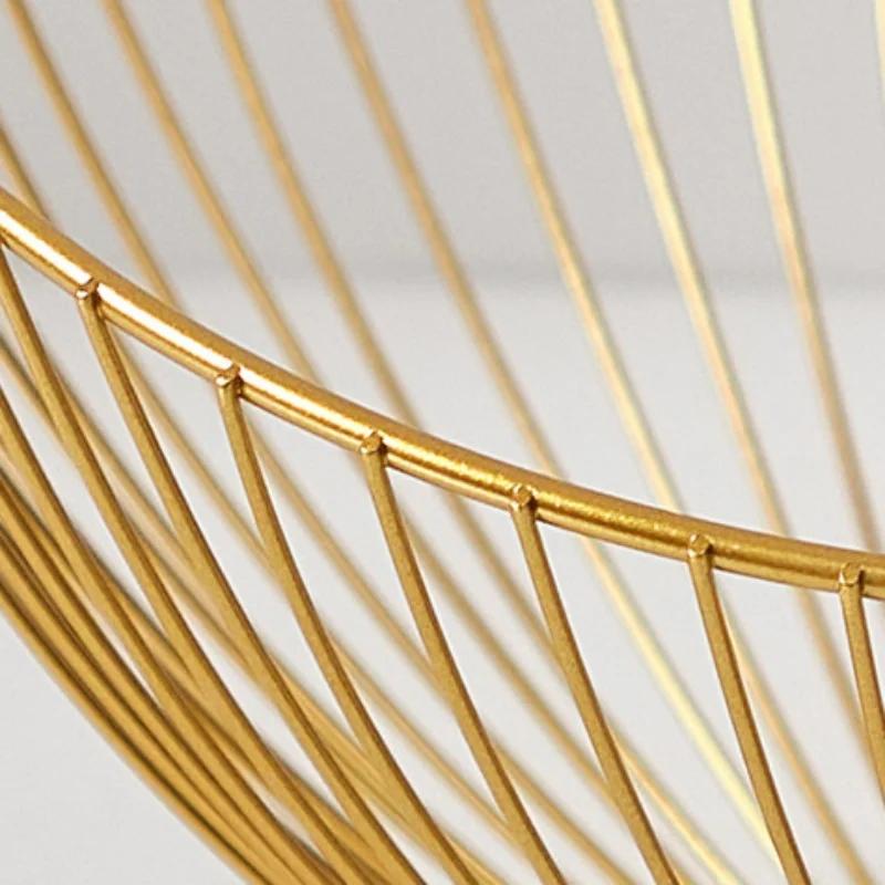 Корзина для фруктов Iron Art, поднос для конфет и закусок, фруктовая тарелка в скандинавском стиле, креативная фруктовая чаша, корзина для хранения, кухонный органайзер