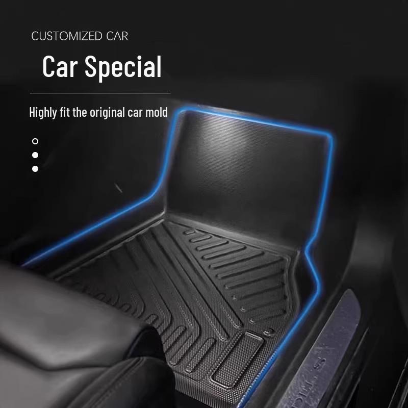 Экологичные водонепроницаемые ТПЭ автомобильные коврики для RHD Wuling Hongguang S/Baojun 530