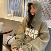 Women Long Sleeve Hooded O Neck Loose Pullovers Female Tops Solid Color Sweatshirts