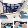 Car Roof Luggage Storage Net Cargo Net Organizer Universal Mesh Bag SUV Sedan Car Ceiling Net Pocket Interior Accessory