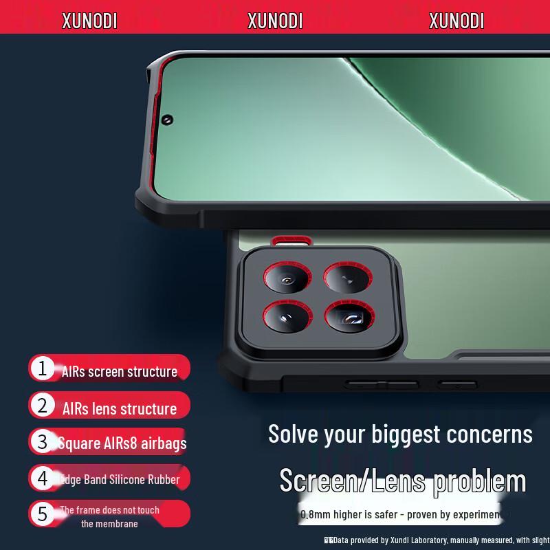 Xundd Transparent Shockproof Phone Case for Xiaomi 15 Series