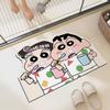 Коврик для пола из диатомовой земли Crayon Shin-chan, впитывающий влагу, для ванной комнаты или прихожей