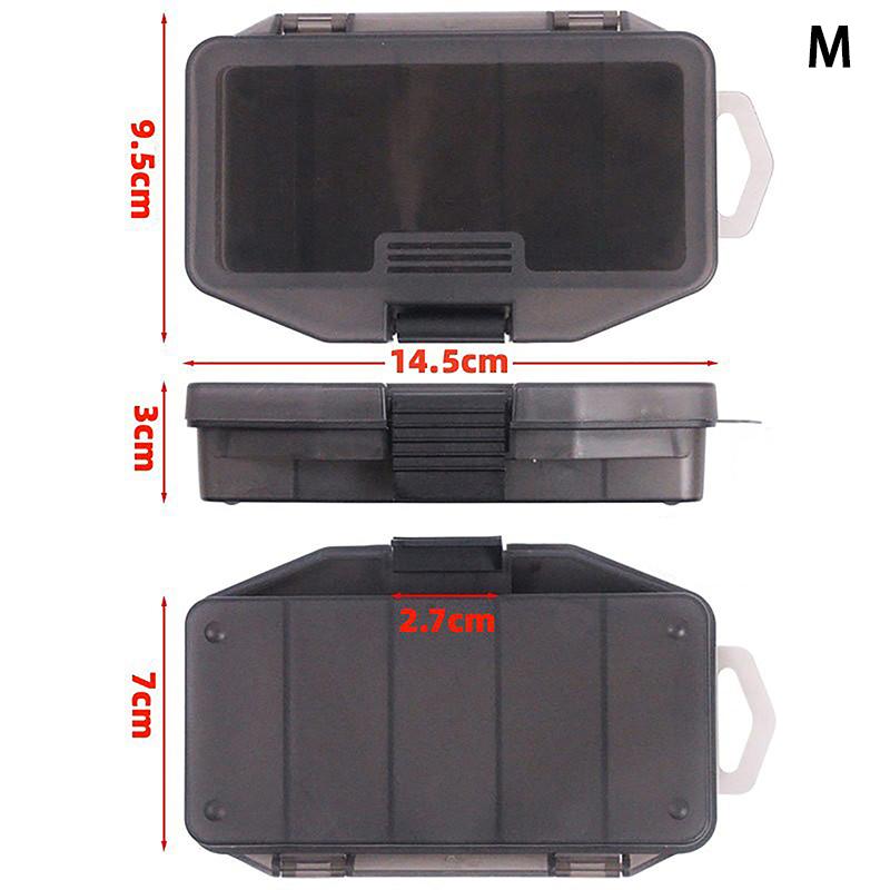 1PC Portable Fishing Tackle Box Storage for Hooks Lures Fake Bait Carp Fishing Accessories Tool Organizer