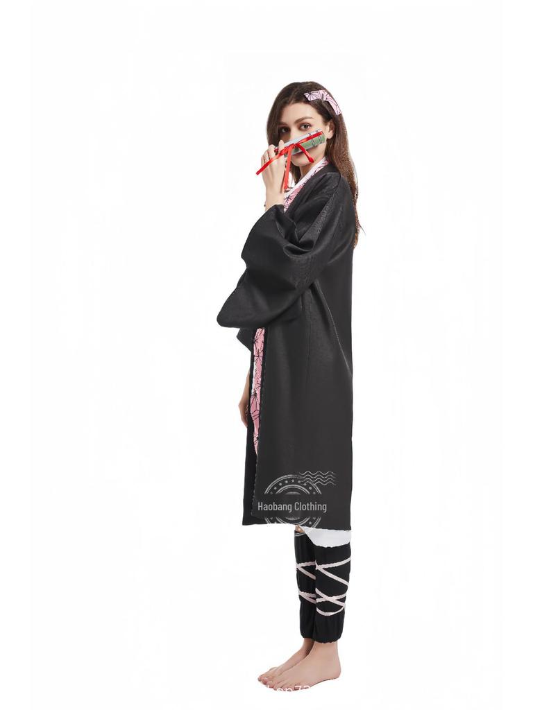 Убийца демонов Костюм для косплея: Тандзиро, Нэдзуко, Дзэницу, Шинобу, Мицури