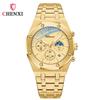 Chenxi Top Luxury Brand Auto Date Wristwatch Mens Sport Waterproof Multi Function Chronograph Stainless Steel Wristwatches