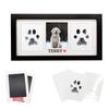 Набор для отпечатков лап и чернильных подушечек, Набор для отпечатков лап собаки или кошки, 2 подушечки с чернилами без грязи для питомца, Подушечка для отпечатков лап для собак, Деревянная рамка-мемориал для питомца, Персонализированный питомец 1 мл