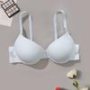 Women 2 Hooks Detachable Straps Brassiere Comfortable Breathable Bras with Wire Bow Bra BCD Cup - 9874