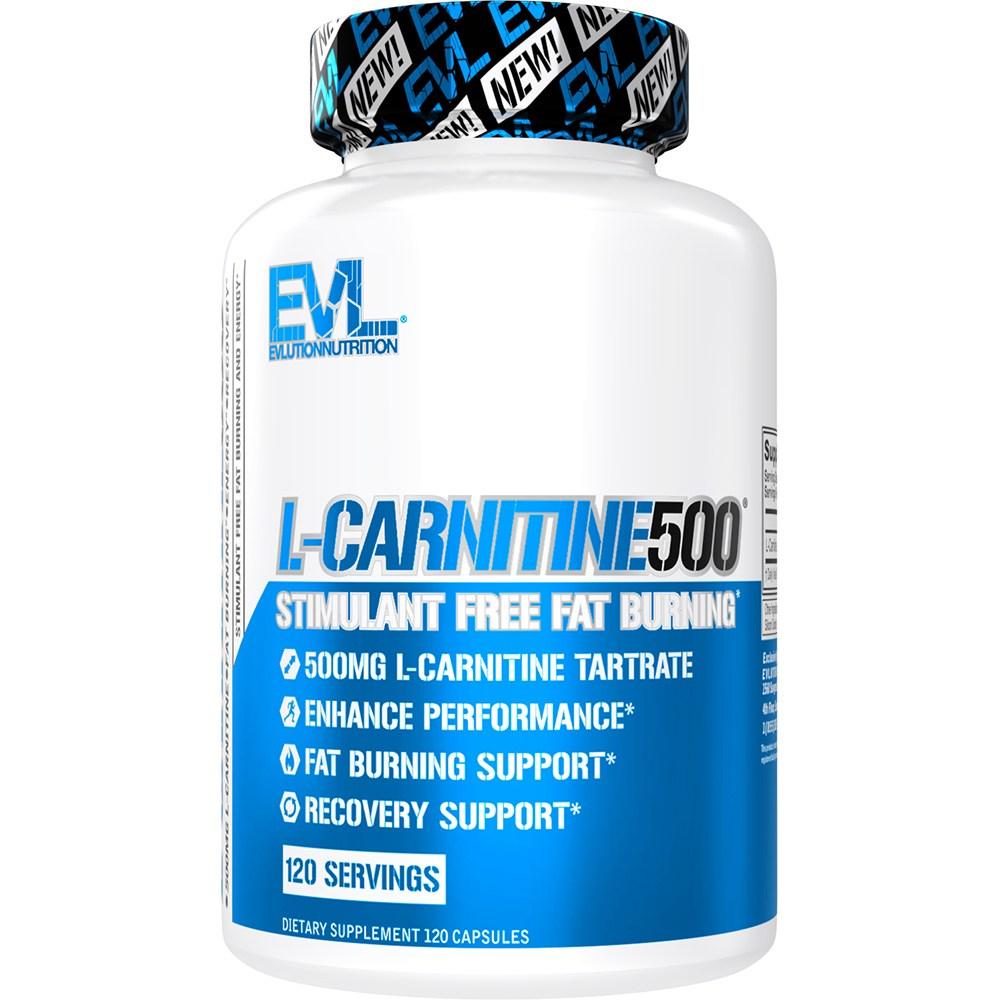 Evlution Nutrition L-Карнитин 500мг Капсулы 120 Таблеток 1 шт