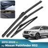 For Nissan Pathfinder R52 2013-2020 2014 2015 2016 Wiper Front&Rear Wiper Blades Windshield Windscreen Window Brushes 26"17"12