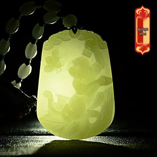 Подвеска Hetian Jade со знаком зодиака - Сертифицированное унисекс украшение