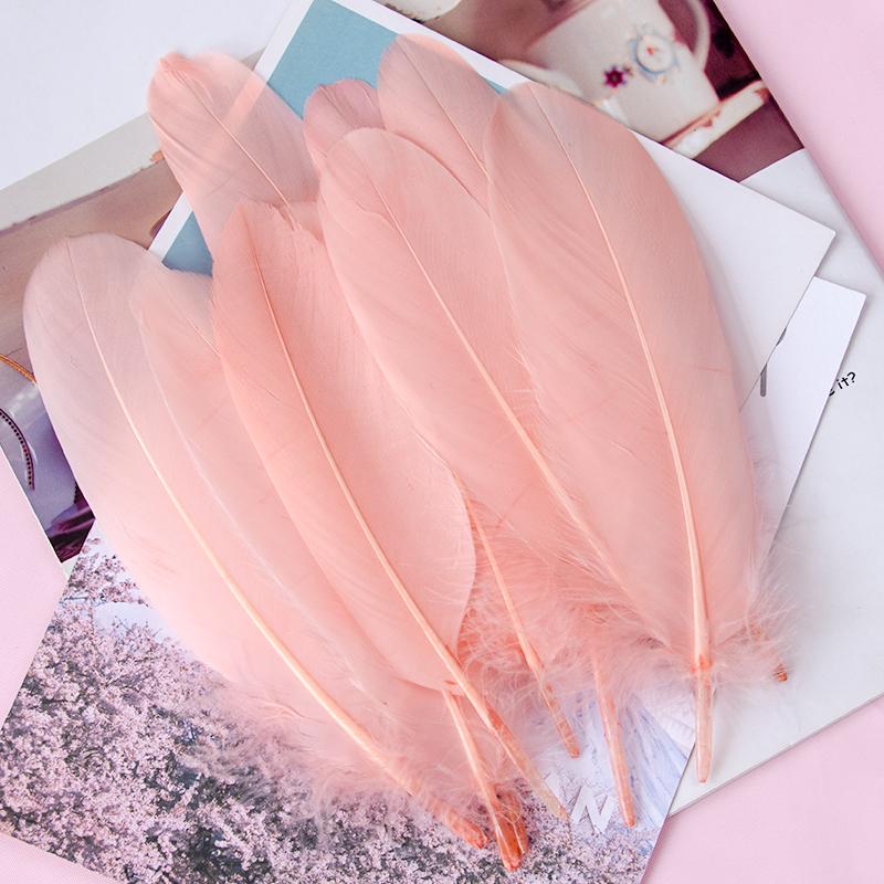 15-20cm Natural Goose Feather Multicolor Plumas for Handicraft Dream Catcher Swan Feather for Home Party  Jewelry Decoration