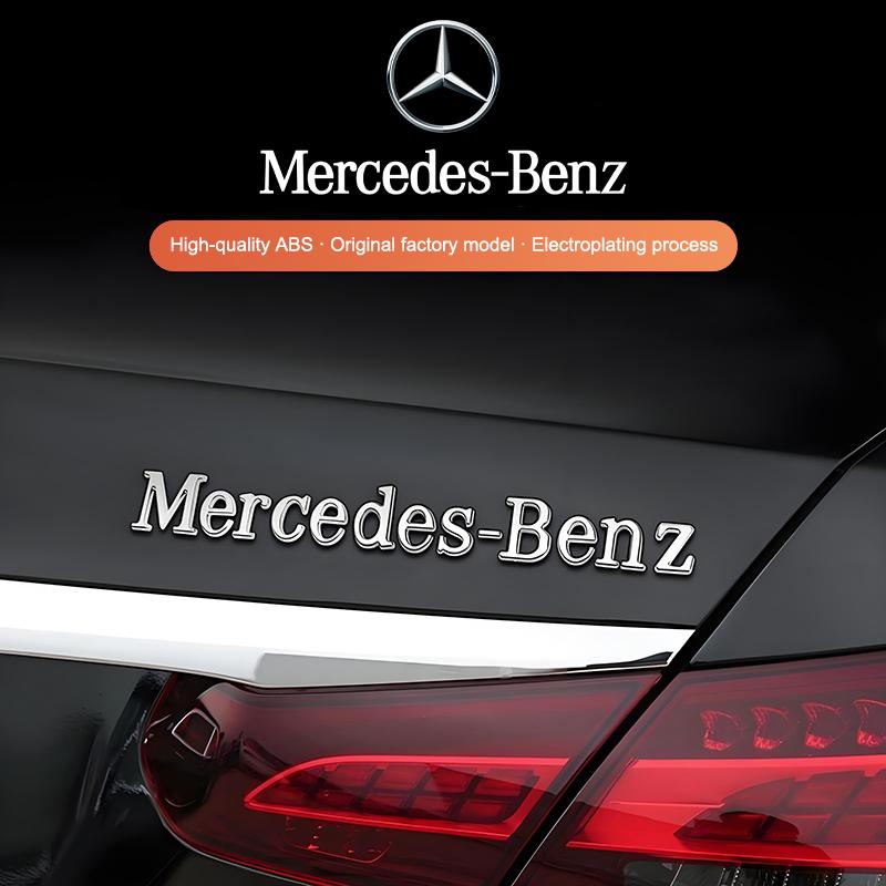 Car 3D Emblem Accessories Trunk Body Badge Decoration Stickers For Mercedes Benz AMG GLE GLS CLA CLE GLC CLS GLA W223 W213 W206