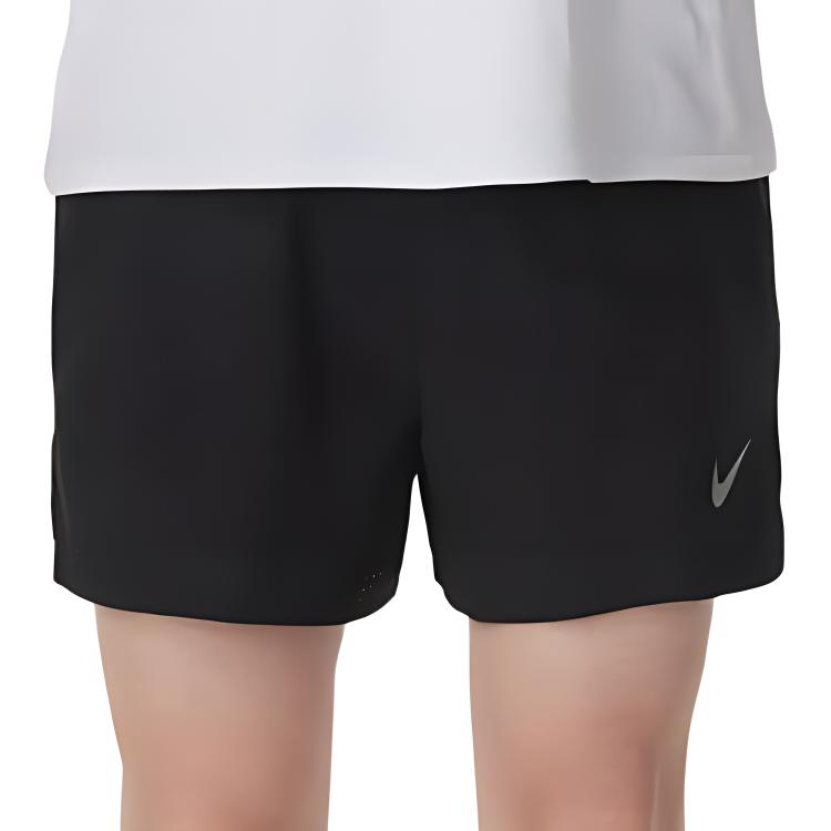 Nike Однотонные облегающие спортивные шорты средней посадки, мужские шорты черного цвета FN3358-010