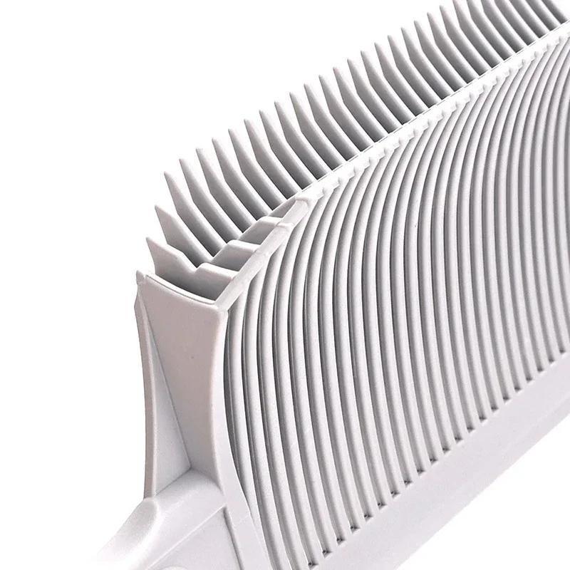 Парикмахерская расческа для стрижки волос, инструмент для градиентной прически, расческа с плоским верхом, расческа для стрижки волос для мужчин, термостойкая расческа для стрижки волос