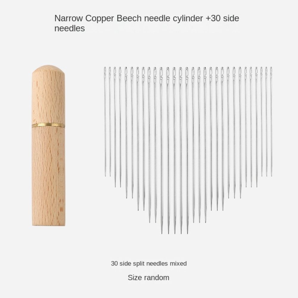 Household Sewing Needles Storage Box Self Threading Needles Portable Large Eye Sewing Needles