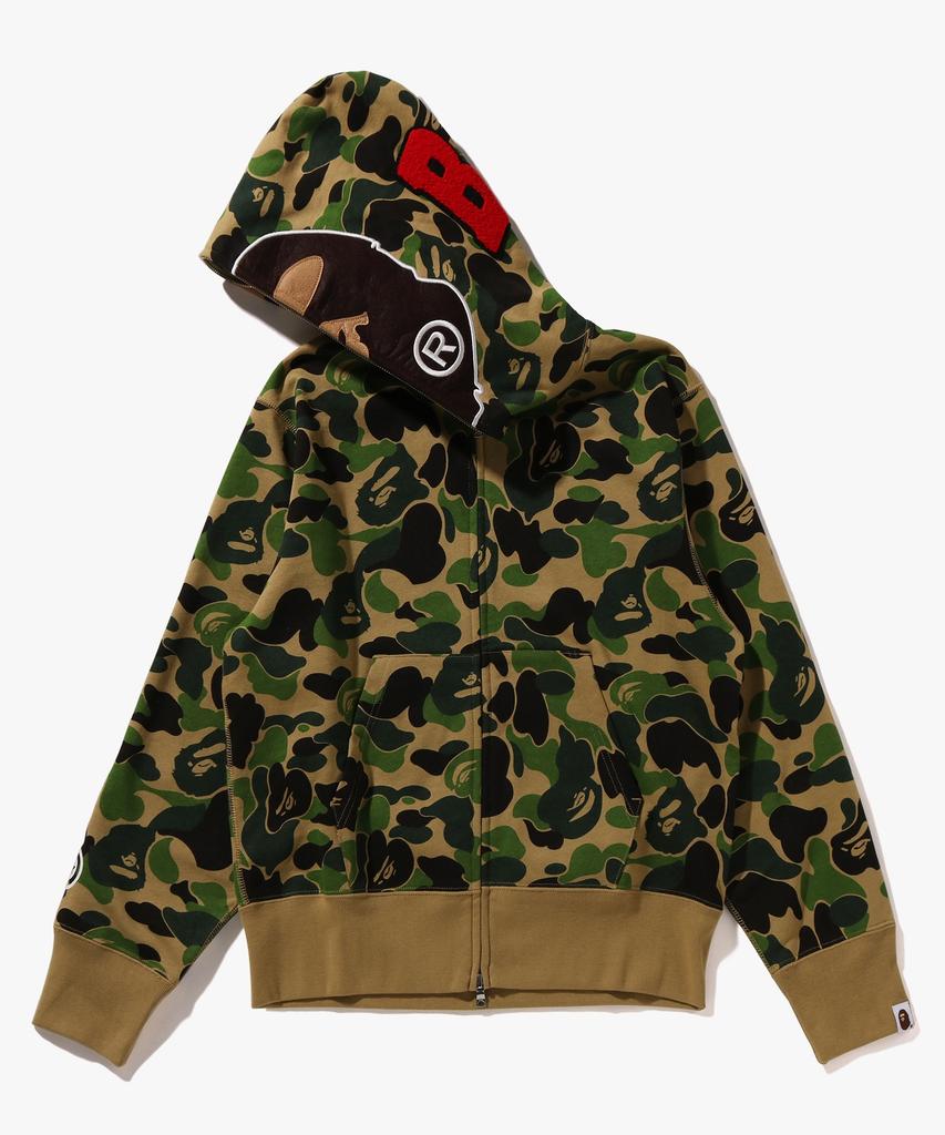 Bape Abc Camo Second Ape Full Zip Hoodie (W) Green