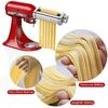 Насадка для пасты для миксера KitchenAid, Валок для раскатки теста для пасты, Резак для спагетти и феттучини, Нержавеющая сталь, Подходит для всех миксеров KitchenAid Chef
