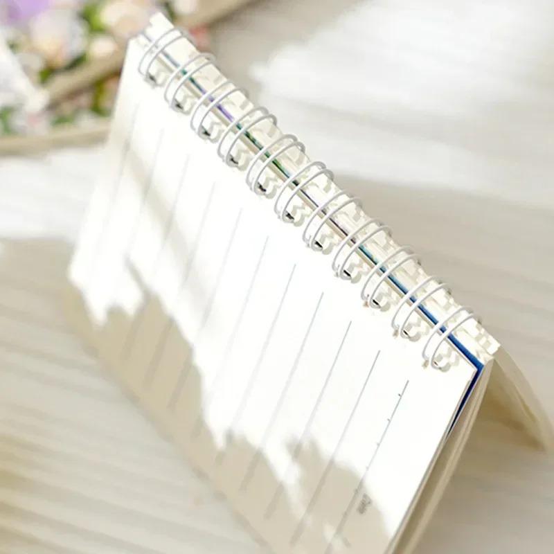 1 шт., маленький A7 эстетический блокнот для детей, масляная живопись, пейзажные блокноты со сценарием, портативный карманный блокнот для скрапбукинга