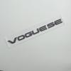 3D ABS хром черный логотип Vogue SE эмблема буквы багажник автомобиля значок наклейка для Vogue SE наклейки аксессуары